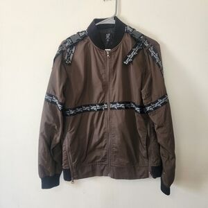 LF Brown Jacket with Black Collar